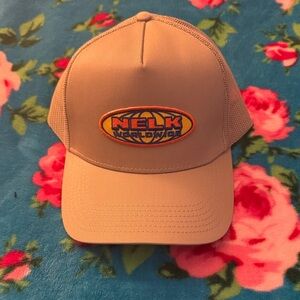 NELK Beige Mesh Trucker Hat